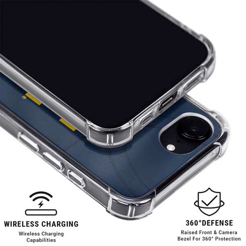 University of Michigan Blue Jersey iPhone 16e Clear Case